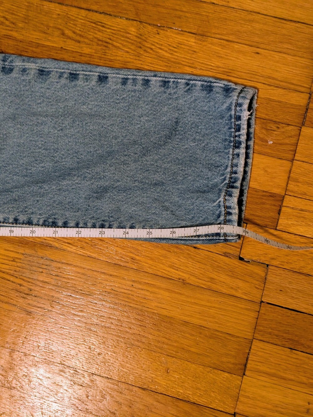 Levi's 501 Button Fly Jeans | Light Wash Denim | Women's Size W28 L30 - Picture 9 of 11